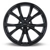 Rtx Alloy Wheel, Flint 19x8 5x108 ET42 CB63.4 Satin Black 083058